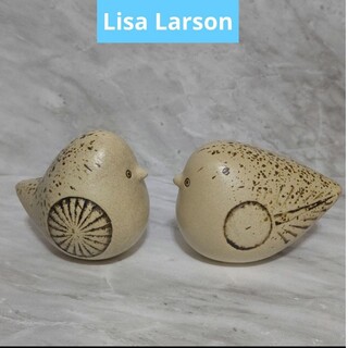 リサラーソン(Lisa Larson)のリサラーソン bird he&she 2体セット(置物)