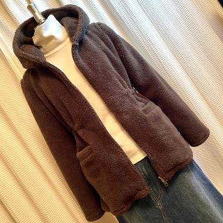 新品未使用‼︎★フリースパーカー★dark brown(ブルゾン)