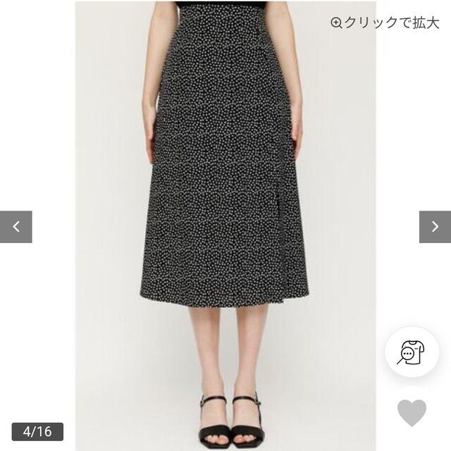 SLY(スライ)のSPARKLE DOTS WRAP SK レディースのスカート(ロングスカート)の商品写真