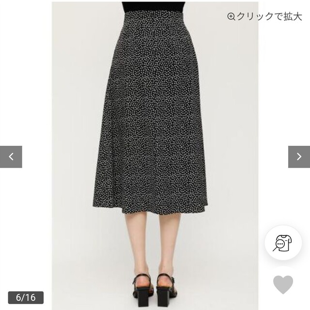 SLY(スライ)のSPARKLE DOTS WRAP SK レディースのスカート(ロングスカート)の商品写真