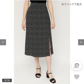 スライ(SLY)のSPARKLE DOTS WRAP SK(ロングスカート)