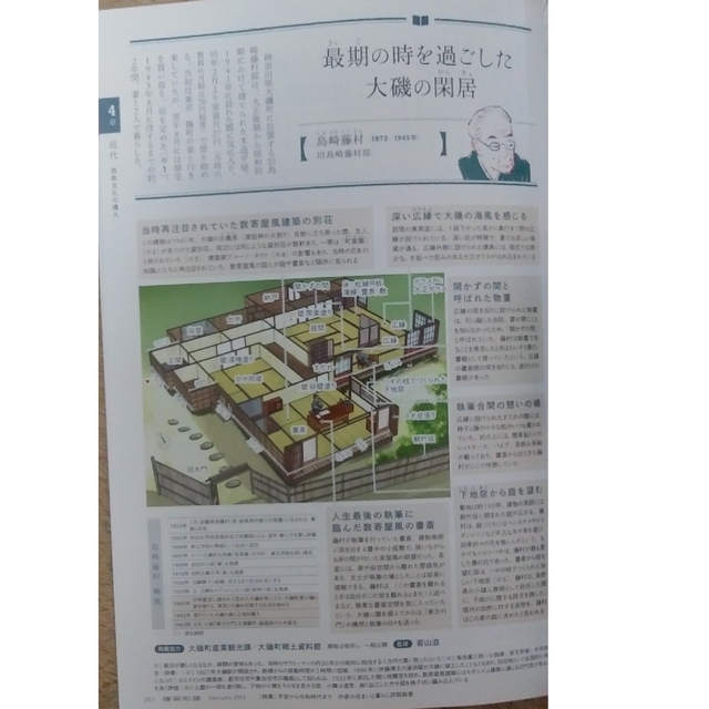 建築知識 2023年 2月号　作家の住まいと暮らし詳説絵巻 エンタメ/ホビーの雑誌(専門誌)の商品写真