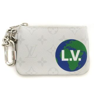 ルイヴィトン(LOUIS VUITTON)のルイヴィトン 19年製 モノグラム ジップド ポーチ コインケース 小銭入れ 白(コインケース/小銭入れ)