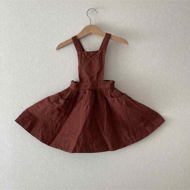 SOOR PLOOM(ソーアプルーム)のsoorploom Harriet Pinafore Loam 3y キッズ/ベビー/マタニティのキッズ服女の子用(90cm~)(スカート)の商品写真