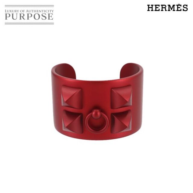 Hermes - 未使用 展示品 エルメス HERMES コリエドシアン バングル アルミニウム レッド VLP 90180903