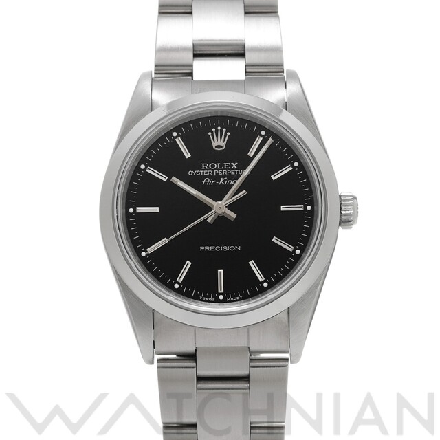 ROLEX - 中古 ロレックス ROLEX 14000 T番(1997年頃製造) ブラック メンズ 腕時計