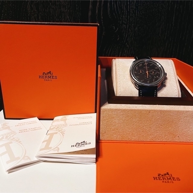 Hermes(エルメス)のエルメス アルソー クロノグラフ 腕時計 自動巻き AR4.910 メンズの時計(腕時計(アナログ))の商品写真