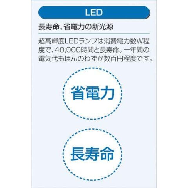 大光電機（ＤＡＩＫＯ） 浴室灯 LED 6.5W 電球色 2700K DWP-4