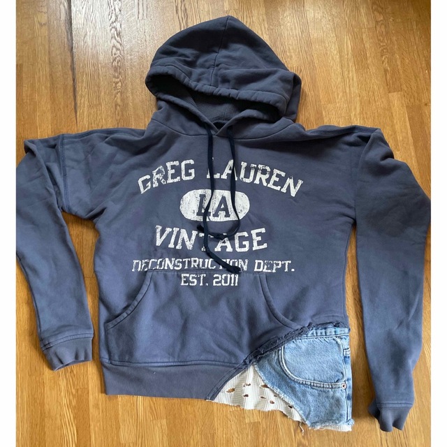 GREG LAUREN VINTAGE HOODIEパーカー | gulatilaw.com