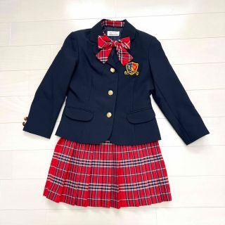 キッズ　子供服　女の子　フォーマルスーツ　ブレザー　プリーツスカート　120(ドレス/フォーマル)