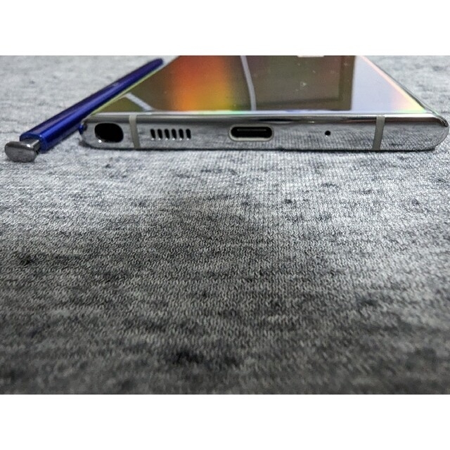 2/21迄 美品 Galaxy Note10+ オーラグロー SM-N975C