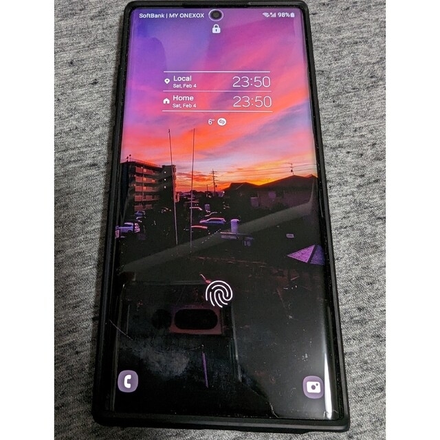 Galaxy(ギャラクシー)の2/21迄 美品 Galaxy Note10+ オーラグロー SM-N975C スマホ/家電/カメラのスマートフォン/携帯電話(スマートフォン本体)の商品写真