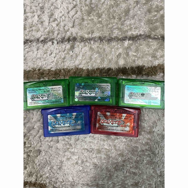 家庭用ゲームソフトポケモンソフト　エメラルド×3 ルビー×1 サファイア×1