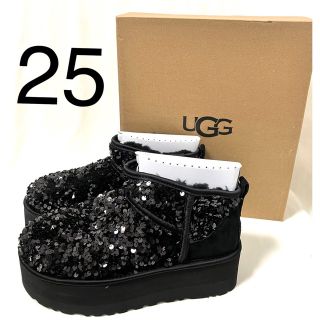 UGG ⭐️Ultra Mini 厚底 スパンコール　US6