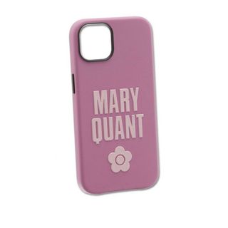 マリークワント(MARY QUANT)の❤️✳︎マリークワント・iPhone13・ロゴレザーモバイルケース・牛革・新品(iPhoneケース)