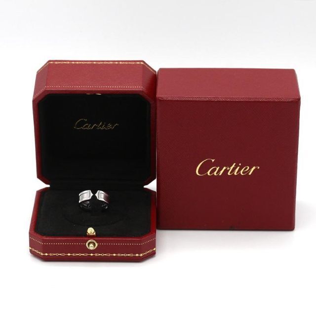 美品 カルティエ C2 リング ホワイトゴールド 750 指輪 U06438