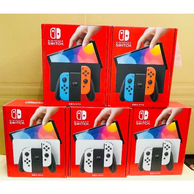 5個セット Nintendo Switch 本体 有機ELモデル 新品未開封 | フリマアプリ ラクマ