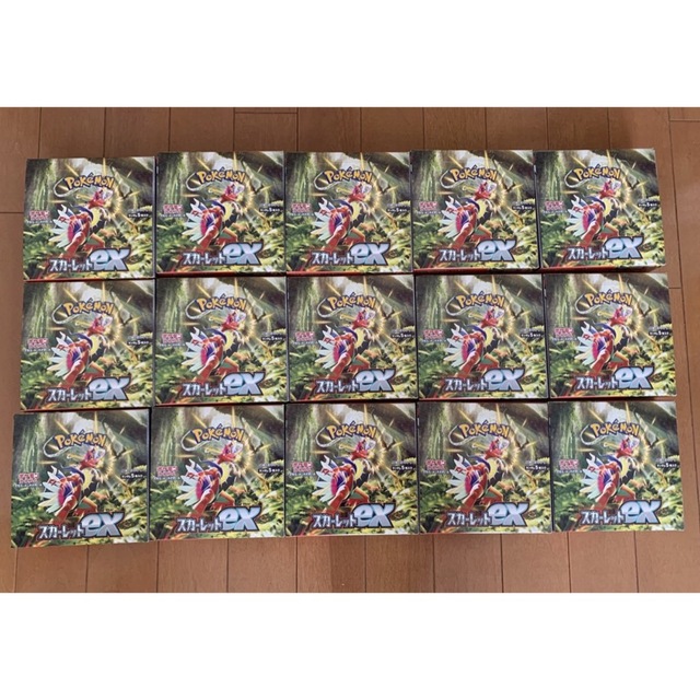 優れた品質 ポケモンカード スカーレットex シュリンクなし15box Box