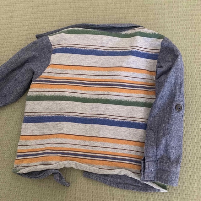 男の子爽やかシャツ キッズ/ベビー/マタニティのキッズ服男の子用(90cm~)(ブラウス)の商品写真