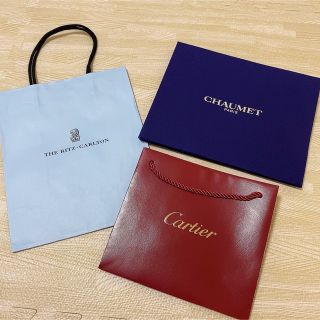 カルティエ(Cartier)のショッパー　紙袋　３枚セット(ショップ袋)