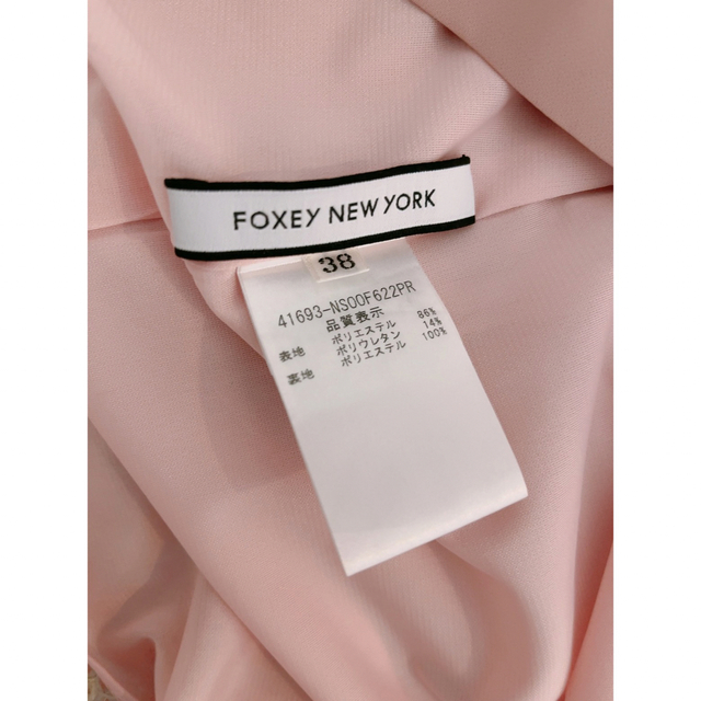 FOXEY NEW YORK - FOXEY フォクシー サクラピンク ワンピース 38の通販