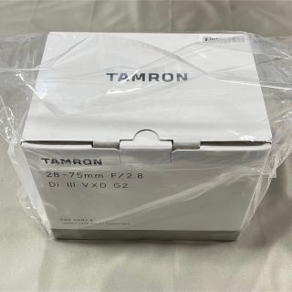 タムロン(TAMRON)の新品Tamron 28-75mm F/2.8 Di IIIVXD G2 A063(レンズ(ズーム))