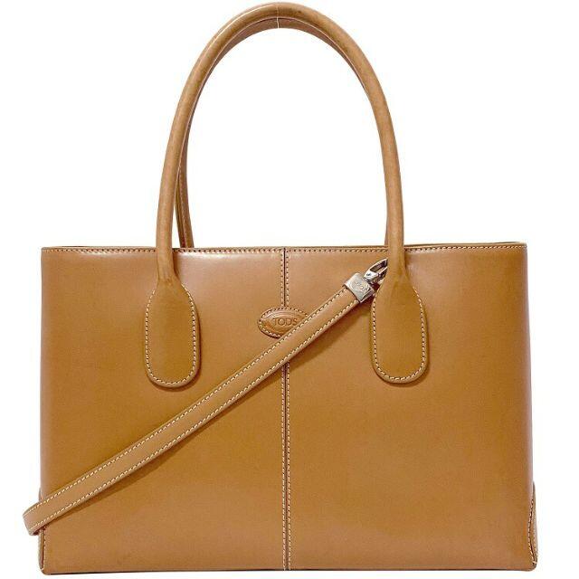 トッズ 2way バッグ キャメル ブラウン 美品 日本最大の