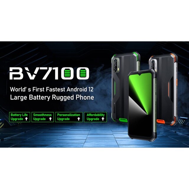 Blackview BV7100　black 6 128GB 13000mAh スマホ/家電/カメラのスマートフォン/携帯電話(スマートフォン本体)の商品写真