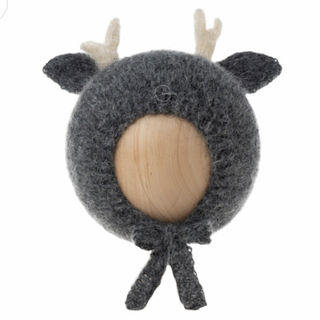 bambolina Deer 2-3y dark grey(帽子)