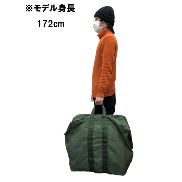 【中古】00's U.S.A.F. FLYERS KIT BAG アメリカ空軍 フライヤーズ キットバッグ オリーブグリーン USED 古着  中古 古着楽天市場店 メンズのバッグ(ボストンバッグ)の商品写真