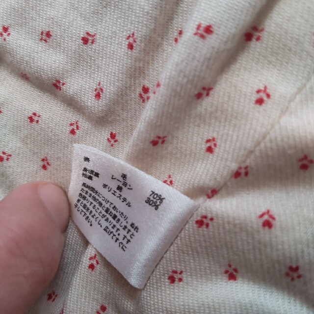 familiar - ファミリア コート アウター 110 赤 レッド キッズ 女の子