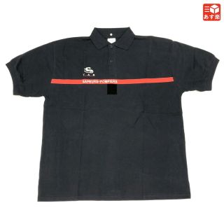 【Deadstock】BALSAN Sapeurs Pompiers S/S Polo Shirt サプルポンピエ フランス消防士 鹿の子ポロシャツ 半袖 刺繍　サイズ：128/XXXL ダークネイビー デッドストック(ポロシャツ)