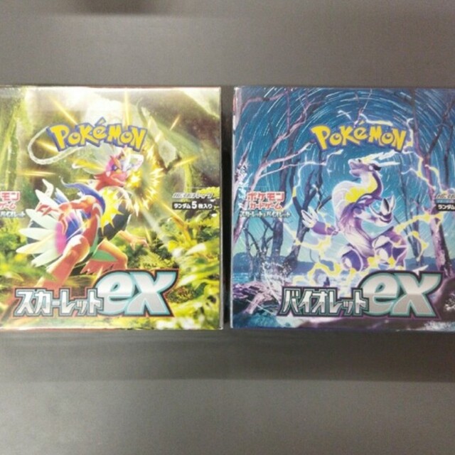 ポケモンカード　スカーレットex＆バイオレットex BOX 未開封シュリンク付き