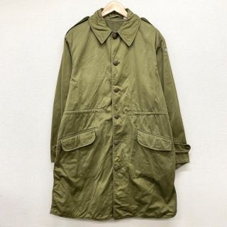 Danish Army Field Coat デンマーク軍 フィールドコート 長袖 サイズ：44 オリーブ 【ミリタリー】古着 【中古】中古(その他)