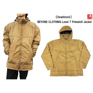 【Deadstock】BEYOND CLOTHING LEVEL 7 Primaloft Jacket アメリカ軍 ビヨンド レベル7 プリマロフトジャケット　サイズ：XL  カラー：Coyote コヨーテ  デッドストック(その他)