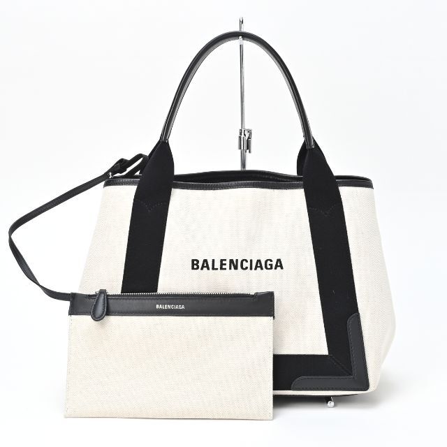 税込?送料無料】 Balenciaga - バレンシアガ ネイビーカバス スモール