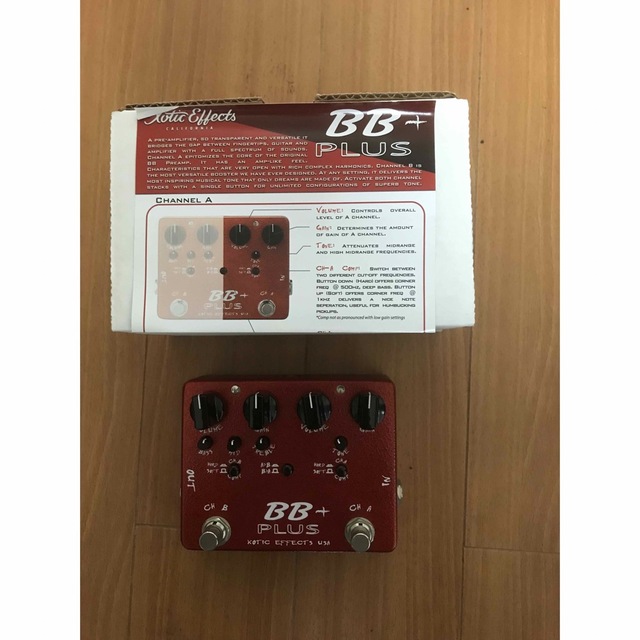 Xotic BB PLUS エフェクター Xotic BB PLUS エフェクター