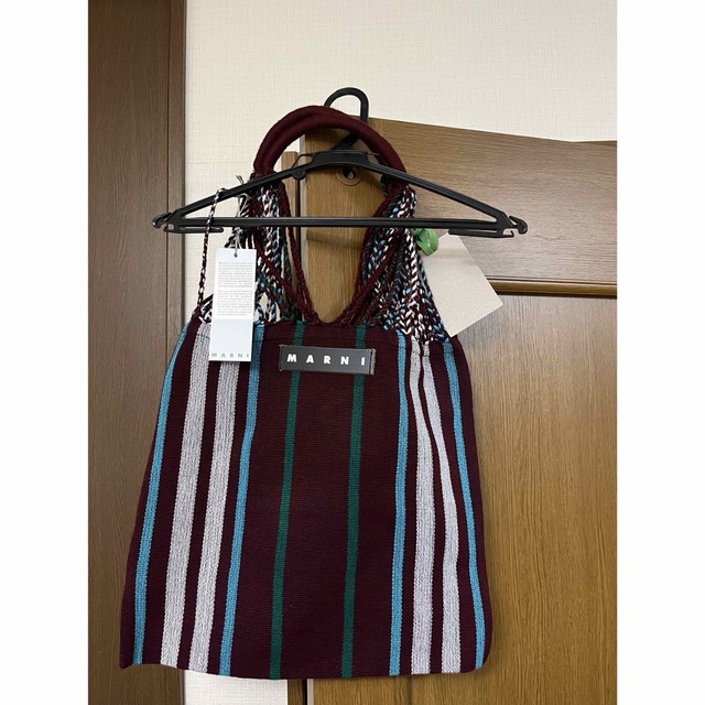 【新品未使用】MARNI マルニ ハンモックバッグ ダークレーズン