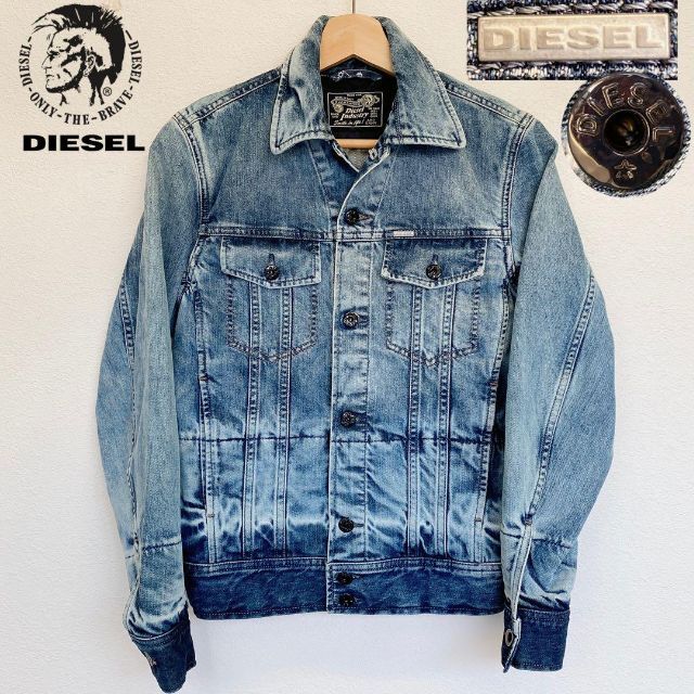 DIESEL　袖デニムブルゾン　ＸＬ