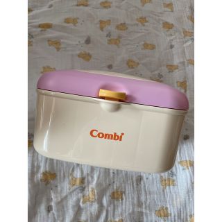 コンビ(combi)のcombi　おしりふきクイックウォーマー　ピンク　美品(ベビーおしりふき)