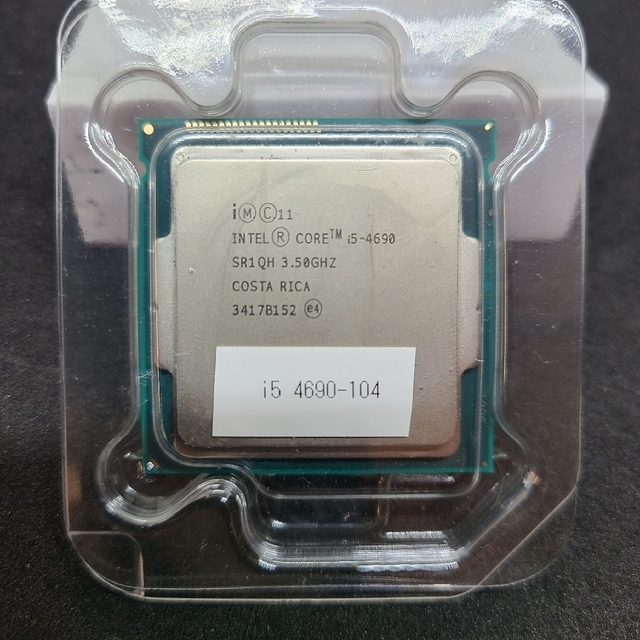 CPU  intel  CORE  i5-4690  管理番号104