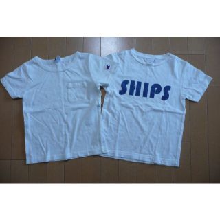 シップスキッズ(SHIPS KIDS)の120センチ　Tシャツ2枚セット　男女兼用(Tシャツ/カットソー)