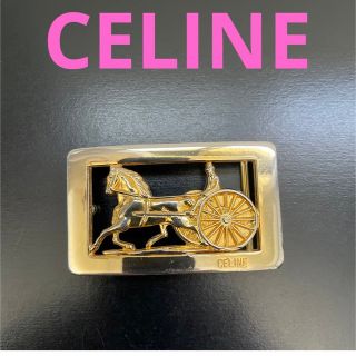 セリーヌ(celine)のCELINEセリーヌ　ベルトバックル　ゴールドカラー　ビンテージ(ベルト)