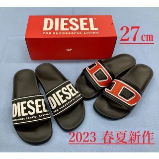 ディーゼル(DIESEL)のディーゼル　サンダル 0123　2023新作　約27.0cm　人気のBIGロゴ(サンダル)