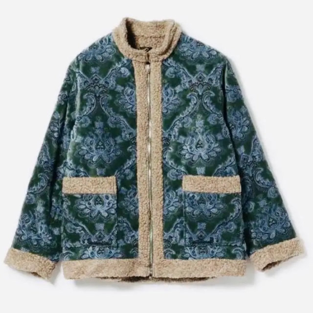 Needles(ニードルス)のNeedles Tibetan Jacket-Damask Velvet Jq メンズのジャケット/アウター(ブルゾン)の商品写真