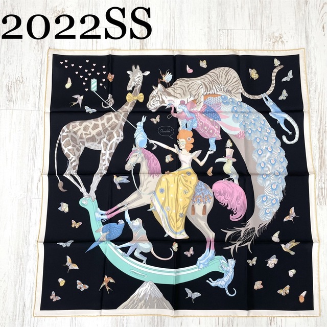 最低価格の Hermes エルメスストーリー 2022SS  カレ90 【新品】エルメス - バンダナ+スカーフ
