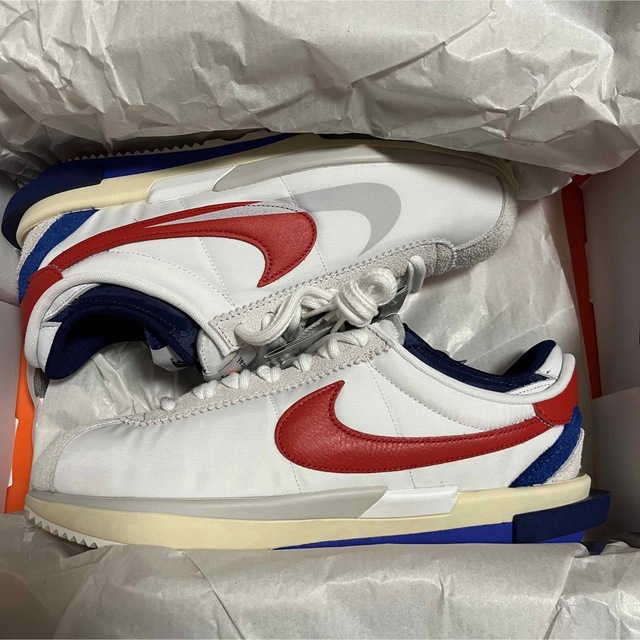 sacai Nike Cortez WhiteandUniversityRed