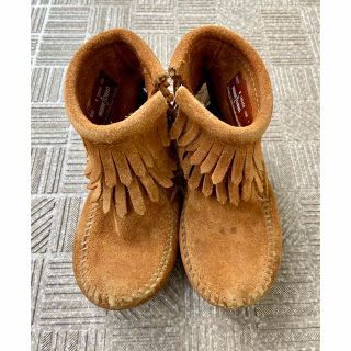 ミネトンカ(Minnetonka)のMINNETONKA ミネトンカ キッズ フリンジブーツ サイズ8 14cm(ブーツ)