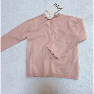 ザラキッズ(ZARA KIDS)のZARA KIDS フリル　カーディガン(カーディガン)