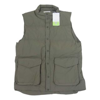 スノーピーク(Snow Peak)のsnowpeak スノーピーク ベスト recycled nylon ripstop down vest リサイクル ダウン ベスト ベージュ系 M【極上美品】【中古】(ベスト)